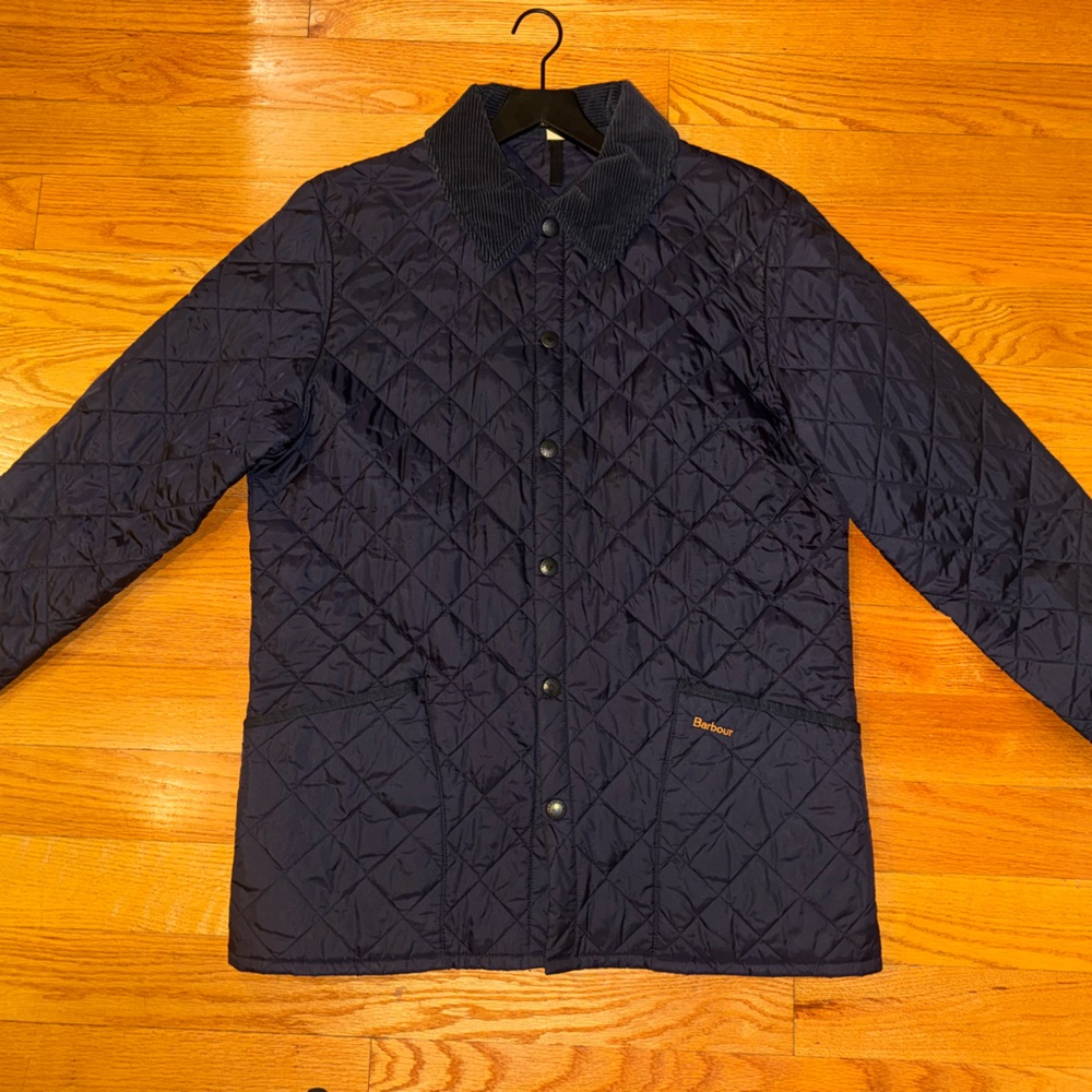 Barbour Navy Heritage Liddesdale Quilted Jacket